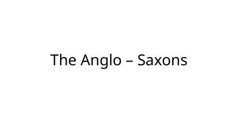 The Vikings and Anglo - Saxons