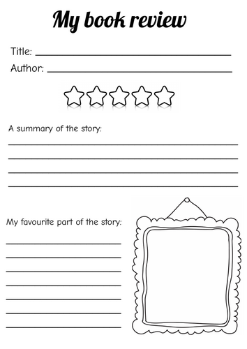 Book Review Template