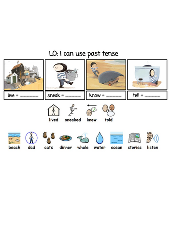 Year 2 The Storm Whale Past Tense