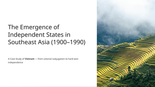 IB History HL Asia: Emergence of Independent States in Southeast Asia - Vietnam