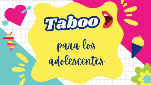 Spanish Taboo Game for Teenagers | Speaking Activity | A2–B1 Spanish | No-Prep