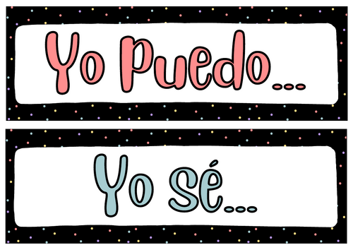 Spanish Sight Words & Sentence Starters Flashcards - Oral Communication & Writing