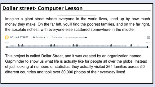 KS3 Geography Dollar Street Research Lesson (with Student & Teacher Slides)