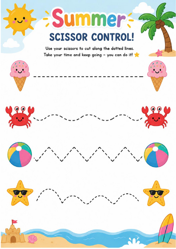 Summer Cutting Sheet
