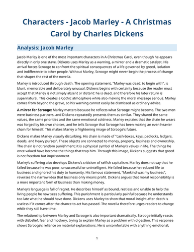 A Christmas Carol – Charles Dickens – Jacob Marley