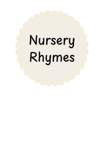 Nursery Rhyme Cards