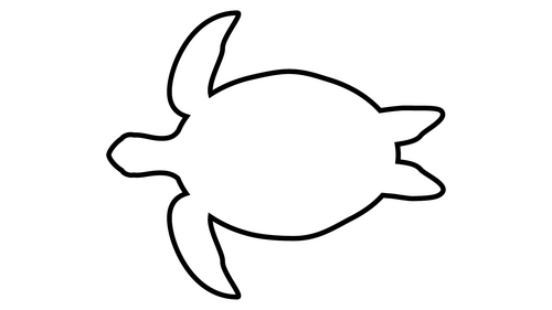 Under the sea creatures outline templates