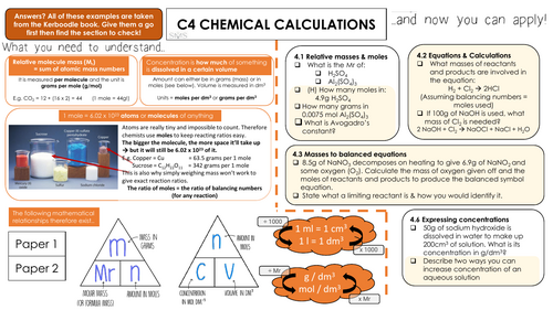 Chemical calculations knowledge retriever
