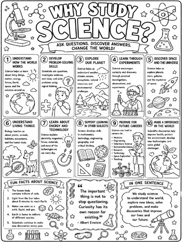 Why Study Science Poster