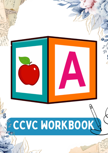 CCVC Words Phonics Workbook (53 Pages)