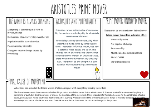 Aristotle and Causation complete unit for OCR RS A-level