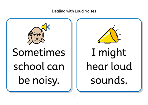 Dealing with Loud Noises Social Story