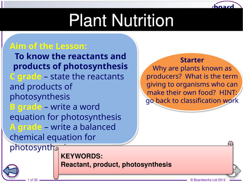 IGCSE CIE Biology Plant Nutrition SoW.updated 2026