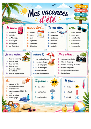 French holiday dice texts