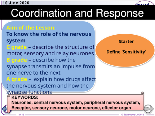 IGCSE CIE Biology Coordination and Response SoW.updated 2026