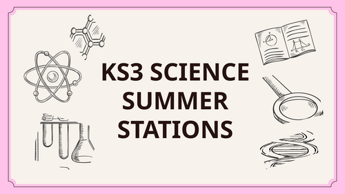 KS3 Science End of Year Summer Fun Revision