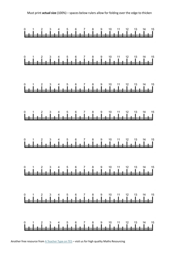 Free Printable Rulers (15cm)