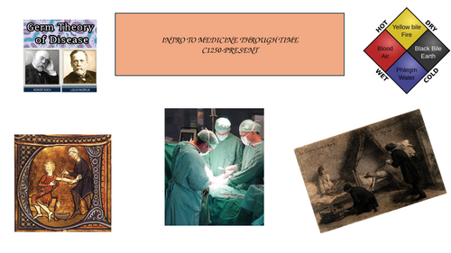 Edexcel GCSE medicine through time introduction