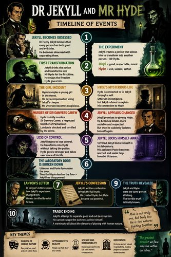 Jekyll and Hyde Timeline