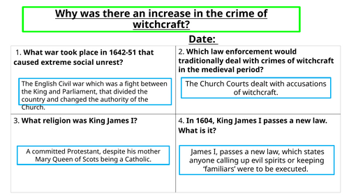 Crime and punishment - Matthew Hopkins