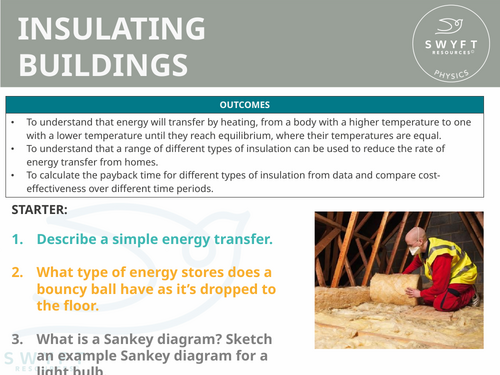 NEW WJEC (2026) GCSE Science - Insulating buildings