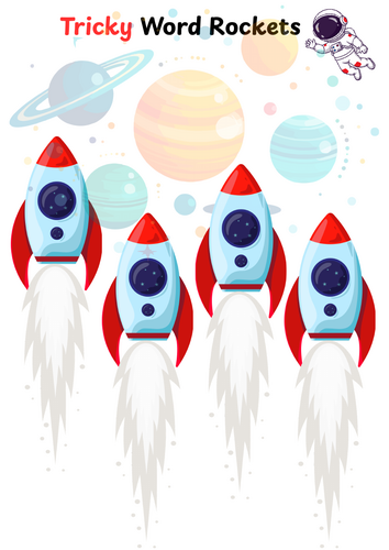 Tricky Word Rockets
