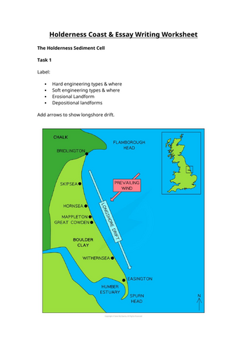 Holderness Coast Case Study Worksheet