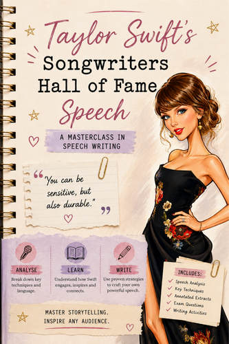 Taylor Swift Speech Writing Masterclass | Speech Analysis & Writing Resource