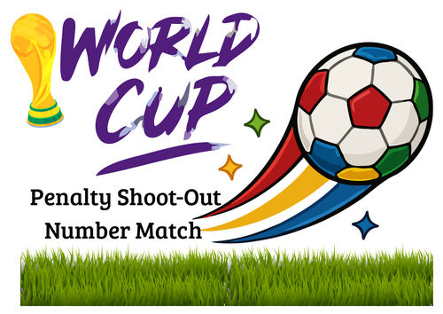 World Cup Theme Penalty Shoot Out - Number Match Fun