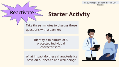 AAQ Health and Social Care - Pearson BTEC L3 Unit 3 - C2. Improving Health Outcomes