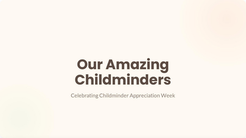 Childminder Appreciation Week Assembly | KS1 & KS2 | Whole School Assembly PowerPoint