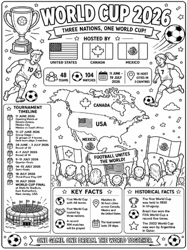 The 2026 World Cup Poster