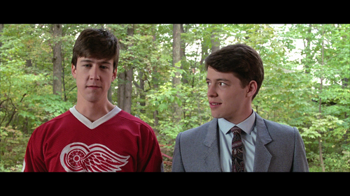 Film stills for analysis - Ferris Bueller