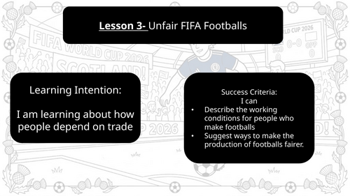 Unfair Football Trade / Fair Trade Footballs