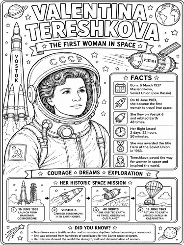 Valentina Tereshkova Poster