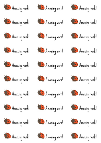 Reward / subject stickers pack