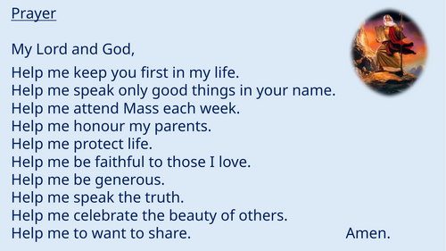 YEAR 5 - Creation and Covenant - Lesson 7 ( To know you more clearly)