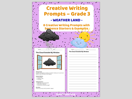 Creative Writing Prompts – Grade 3 | Weather Land