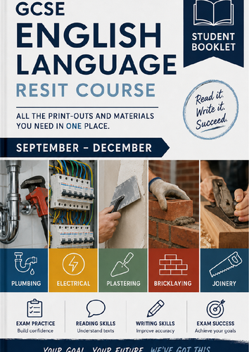 GCSE English Language November Resit Course (10-Week Scheme of Work)