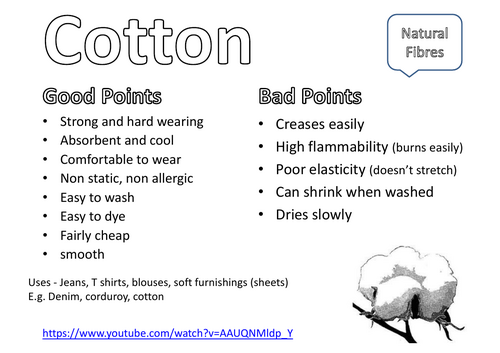Properties of fabrics