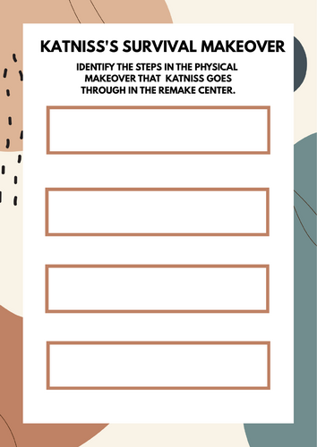 Hunger Games Ch 5 Worksheet