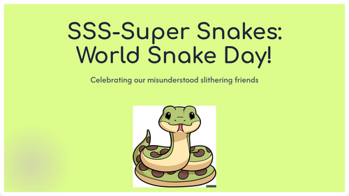 World Snake Day Assembly 2026 | KS1 & KS2 | Amazing Animals, Habitats & Conservation