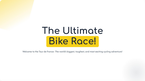 Tour de France Assembly | Cycling, Perseverance and Teamwork | KS1 & KS2