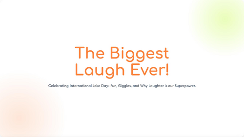 International Joke Day Assembly | KS1 & KS2 | Fun, Laughter & Wellbeing