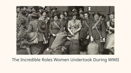 Roles of Women in WWII Slideshow Presentation