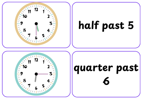 Time Matching Activity