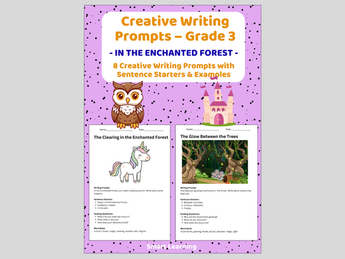 Creative Writing Prompts – Grade 3 | In the Enchanted Forest