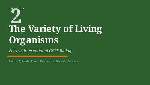 Edexcel IGCSE Biology Chapter 2