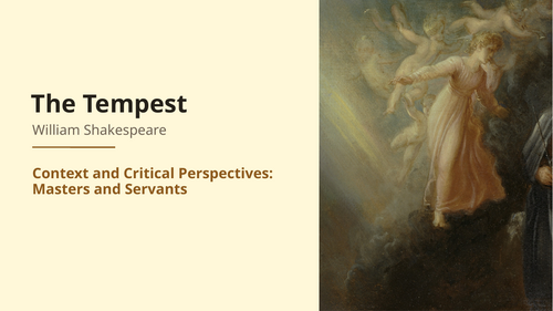 The Tempest - William Shakespeare – Masters and Servants