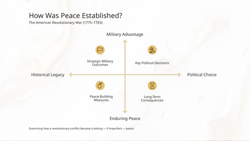 IB History Paper 2 Conflict: American Revolutionary War - Peace Establishment